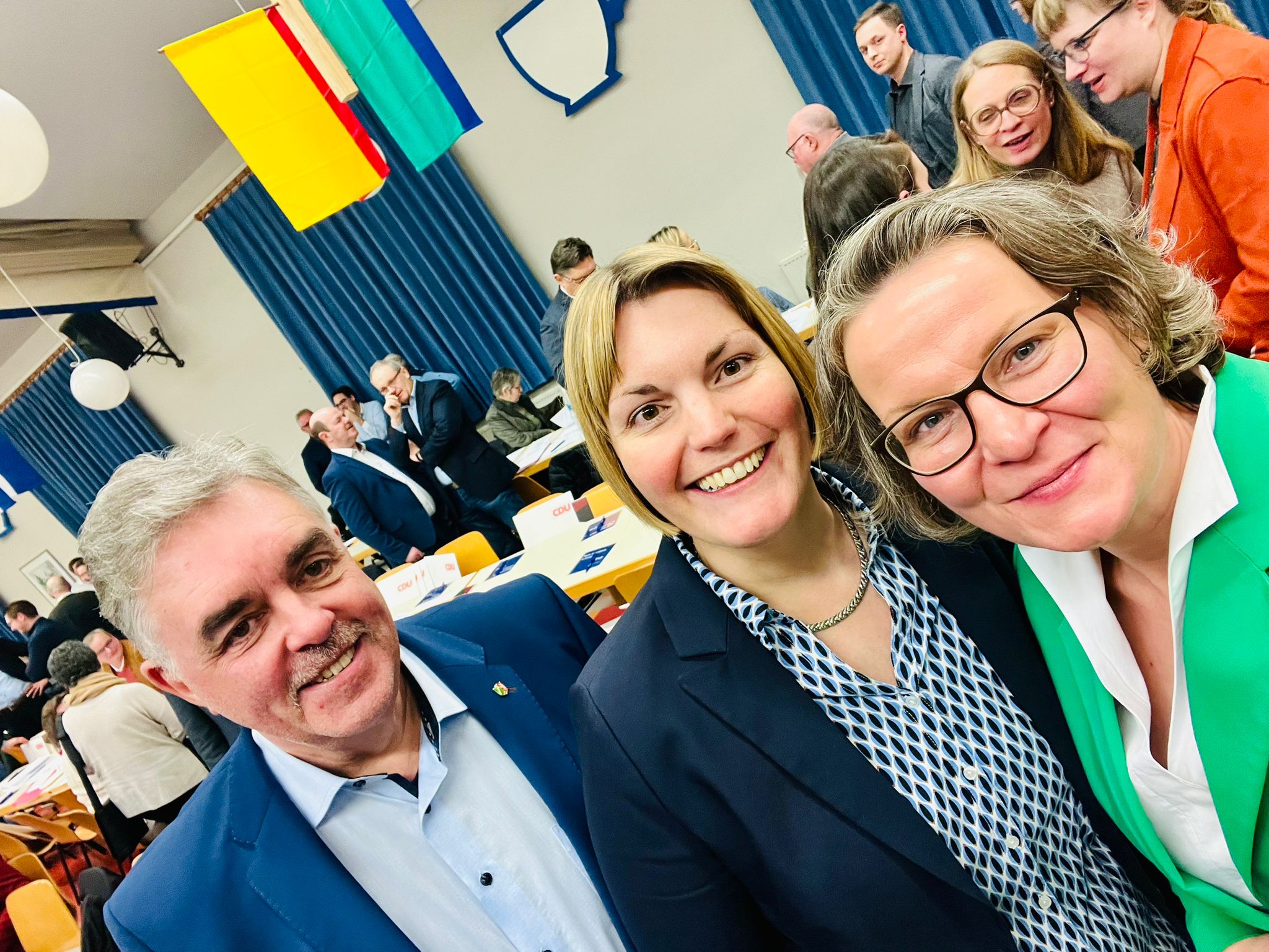 Selfie mit Ministerin Ina Scharrenbach